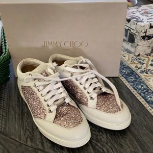 Jimmy Choo tea rose glitter Miami